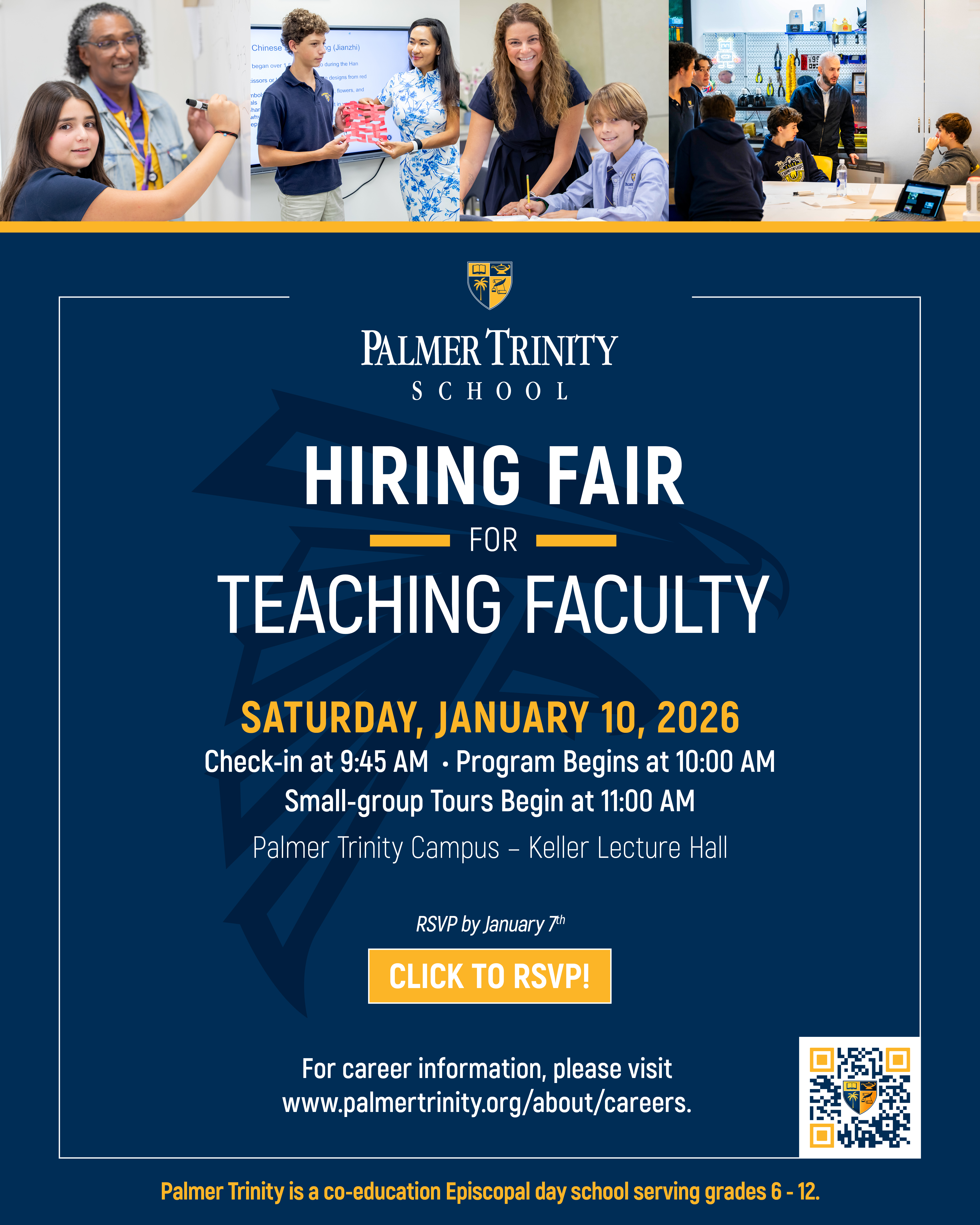 Palmer Trinity School Hiring Fair 2026