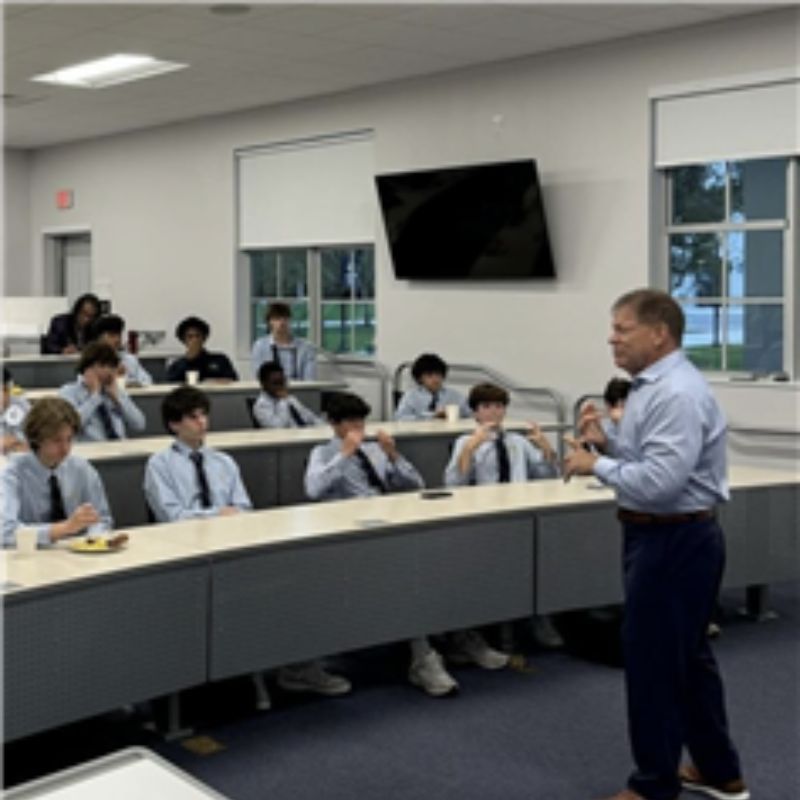 Grant Miller Speaks to Student Athletes