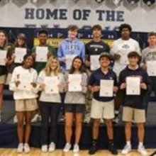 Twelve Seniors Honored During Signing Ceremony Twelve Seniors Honored During Signing Ceremony